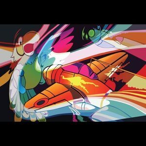 Sudden Attack Baltic Wood Art 30x20